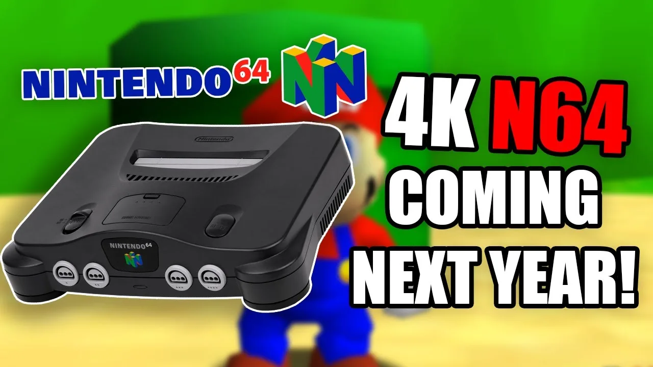 revivez vos jeux nintendo 64 favoris en 4k: voyage nostalgique assuré en 2024!