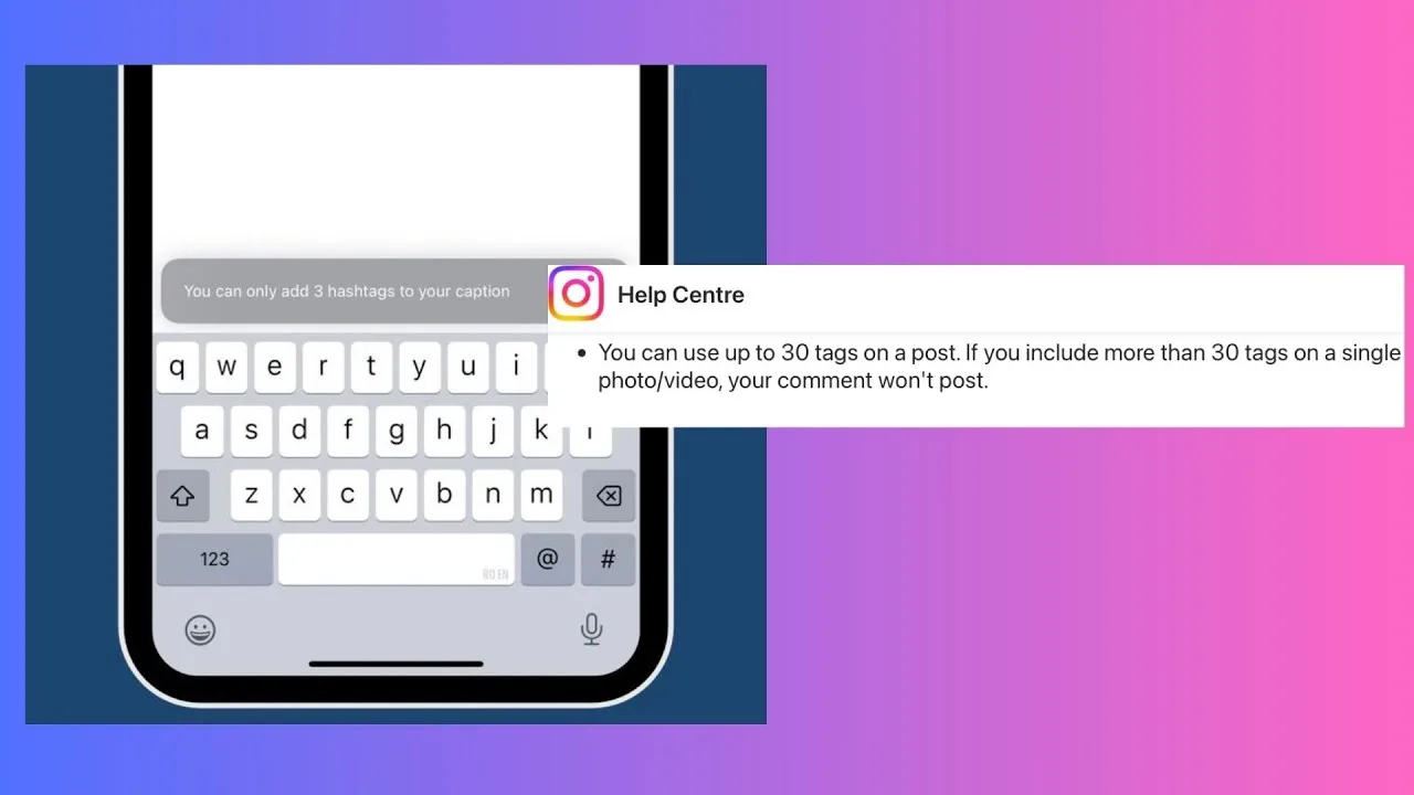instagram limite l&rsquo;utilisation des hashtags à cinq par publication pour améliorer l&rsquo;expérience utilisateur